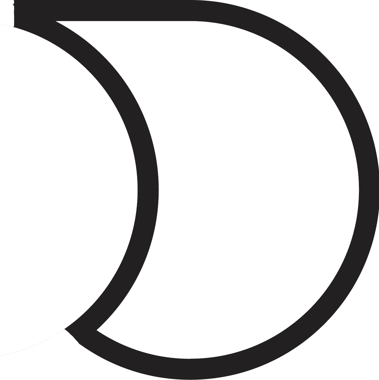Right Eye Outline